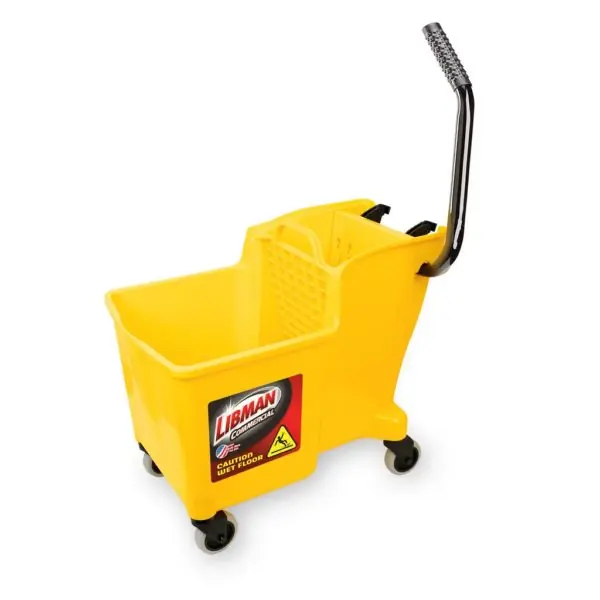 Mop Bucket & Wringer One Piece Combo, 32 Quart