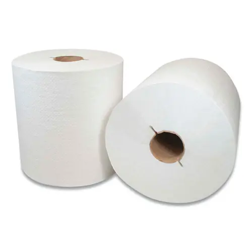 Morcon Tissue Morsoft Controlled Towels, I-Notch, 1-Ply, 7.5" x 800 ft, White, 6 Rolls/Carton