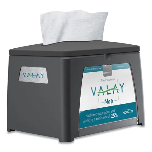 Morcon Tissue Valay Table Top Napkin Dispenser, Black