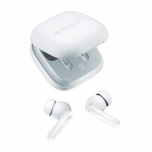 Morpheus 360® Nemesis ANC Wireless Noise Cancelling Earbuds, White