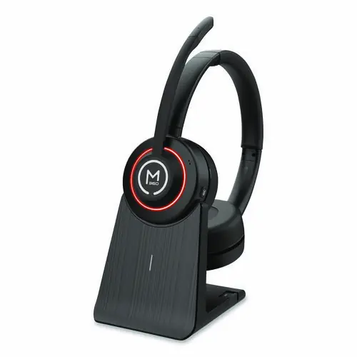 Morpheus 360® Sanctuary Wireless Noise Canceling UC Headset with Boom Mic HS6750ANC, Binaural, Over the Head Headset