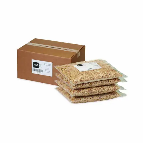 Mountain Manufacturing™ Dry Roasted and Salted Peanuts, Unshelled, 80 oz Bag, 4/Carton