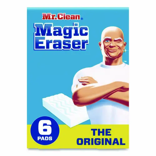 Mr. Clean® Magic Eraser, White, 6/Pack, 6 Packs/Carton