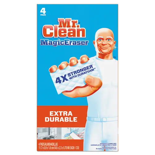 Mr. Clean® Magic Eraser Extra Durable, 4/Box