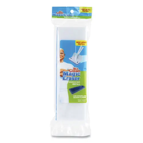 Mr. Clean® Magic Eraser Squeeze Mop Refill, White/Blue