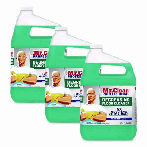 Mr. Clean® Professional Degreasing Floor Cleaner, 1 gal Bottle, 3/Carton