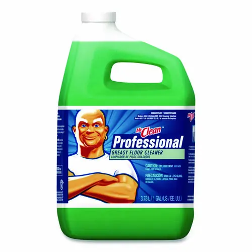 Mr. Clean® Professional Greasy Floor Cleaner, 1 gal Bottle, 4/Carton
