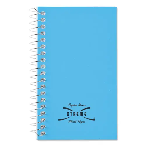 National® Paper Blanc Xtreme White Wirebound Memo Books, Narrow Rule, Randomly Assorted Cover Color, 60 Sheets, 5 x 3"