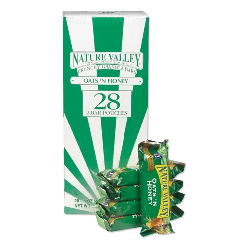 Nature Valley® Granola Bars, Crunchy Oats and Honey, 1.5 oz, 28/Box