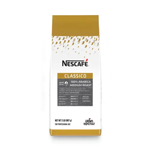 Nescafé® Classico 100% Arabica Roast Ground Coffee, Medium Blend, 2 lb Bag, 6/Carton