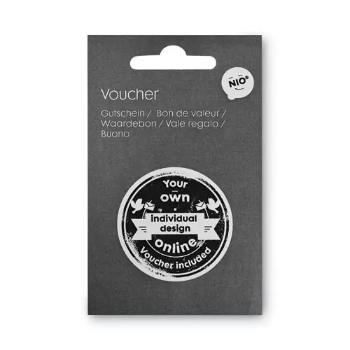 NIO® Custom Stamp Voucher, For Use with NIO 071509 Stamp