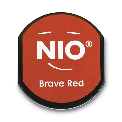 NIO® Ink Pad for NIO Stamp with Voucher, Brave Red