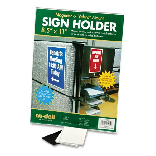 NuDell™ Acrylic Sign Holder