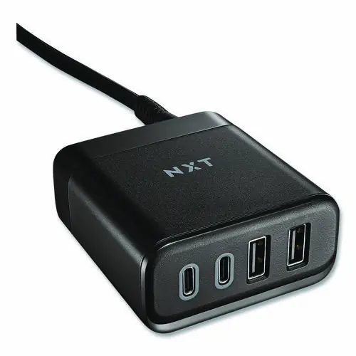 NXT Technologies™ 4-Port USB Charger, Black