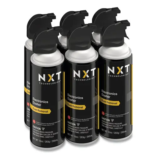 NXT Technologies™ Electronics Air Duster, 10 oz Can, 6/Pack