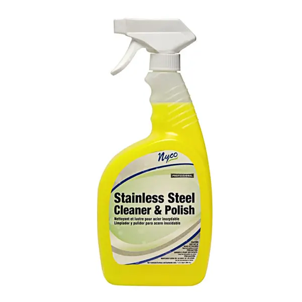 Nyco Stainless Steel Cleaner & Polish – Ready to Use (RTU) Spray Bottle