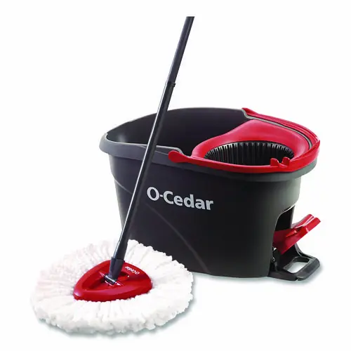 O-Cedar® EZWring Spin Mop System with Adjustable Handle and Microfiber Head