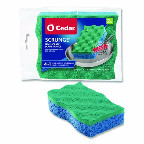 O-Cedar® Scrunge Non-Scratch Scrub Sponge