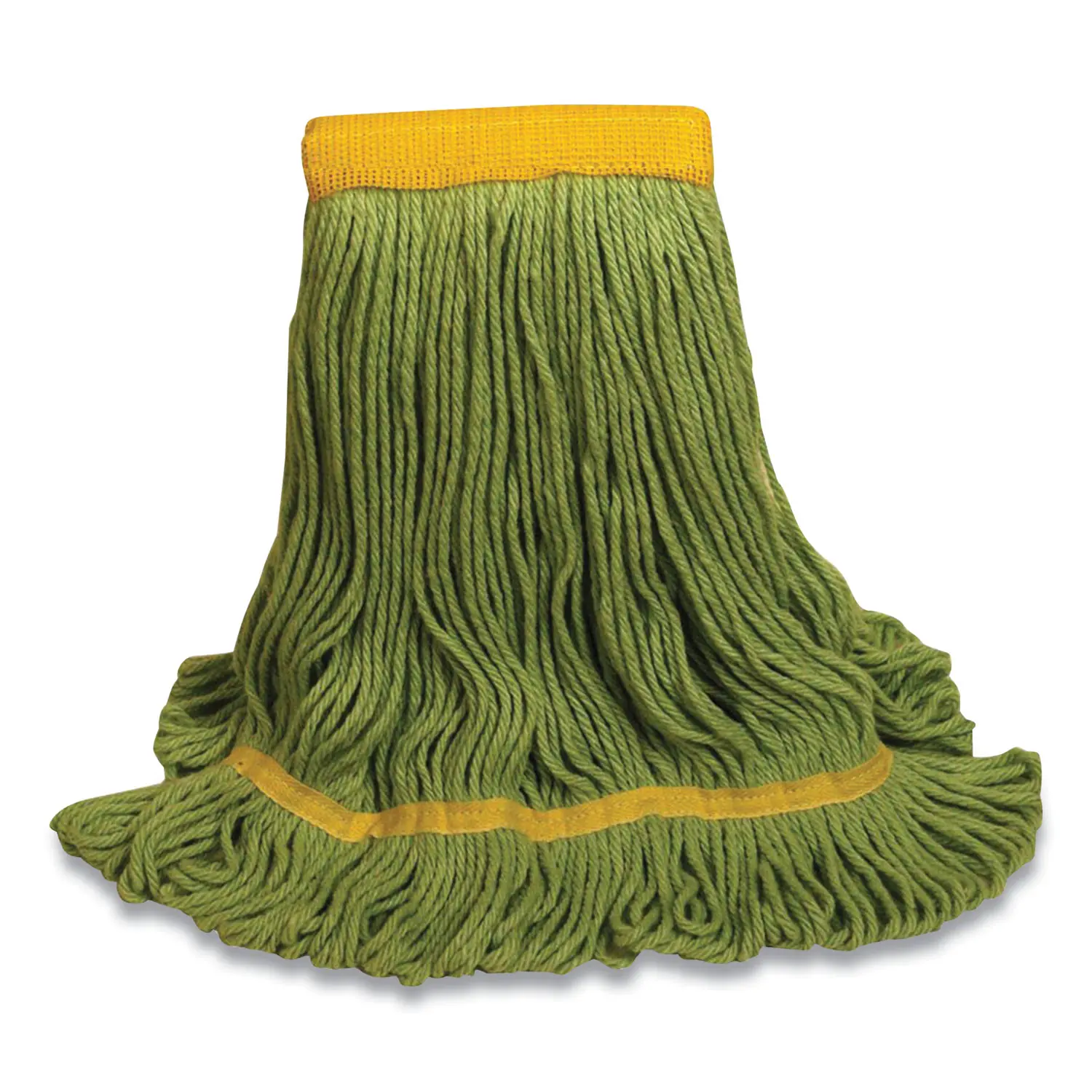 O'Dell® 1200 Series Mop Head, PET, Medium, 5" Headband, Green