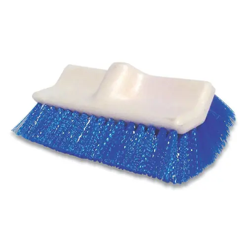 O'Dell® Synthetic Fiber Scrub Brush, Blue Synthetic Bristles, 10"