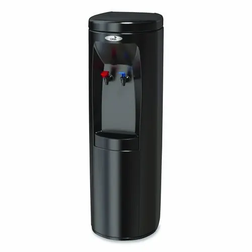 Oasis® Atlantis Hot and Cold Water Dispenser, Black, 1.4 gal Capacity