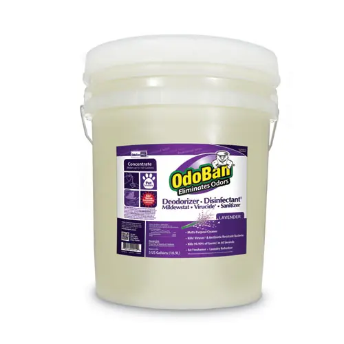 OdoBan® Concentrated Odor Eliminator and Disinfectant, Lavender Scent, 5 gal Pail