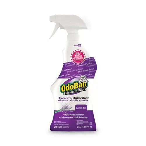 OdoBan® RTU Odor Eliminator and Disinfectant, Lavender, 32 oz Spray Bottle