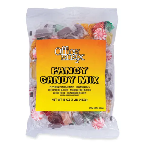 Office Snax® Candy Assortments, Fancy Candy Mix, 1 lb Bag