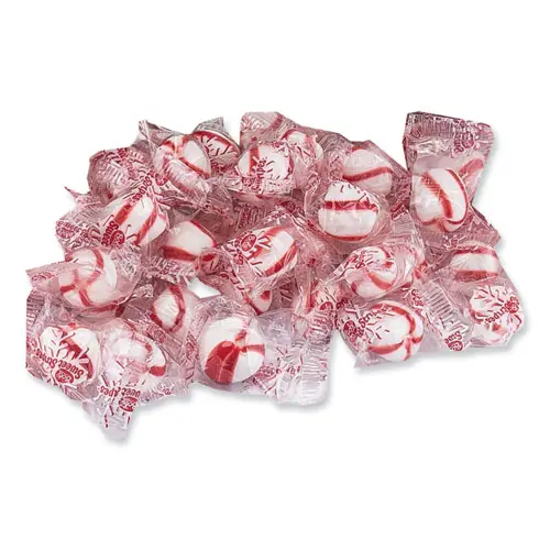 Office Snax® Candy Assortments, Peppermint Puffs Candy, 5 lb Carton
