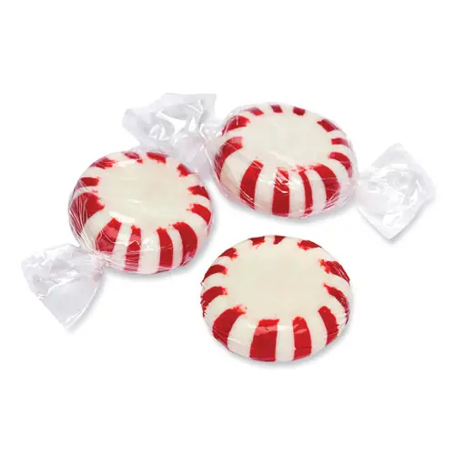Office Snax® Candy Assortments, Starlight Peppermint Candy, 1 lb Bag