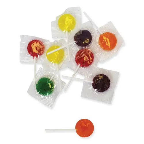 Office Snax® Lick Stix Suckers, Randomly Assorted Flavors