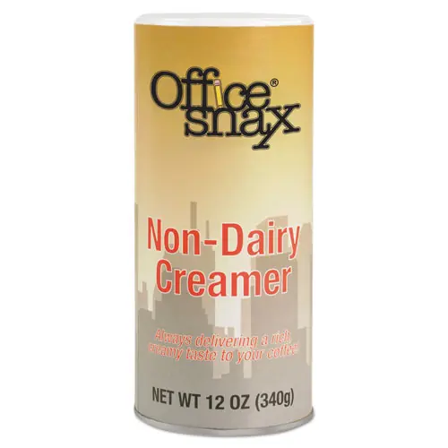 Office Snax® Powdered Non-Dairy Creamer, Regular, 12 oz Canister