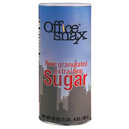 Office Snax Sugar Canister - 20 oz.