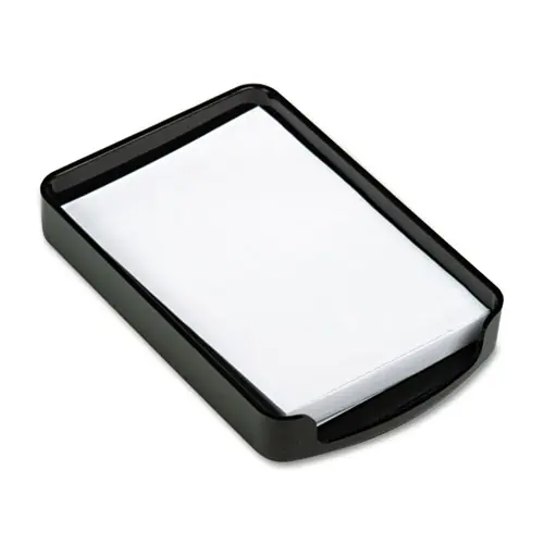 Officemate 2200 Series Memo Holder, Plastic, 4 x 6, Black