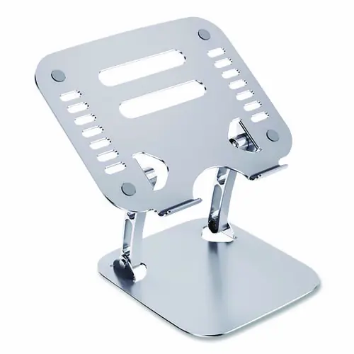 OTM Essentials™ Adjustable Laptop Riser Stand, Silver