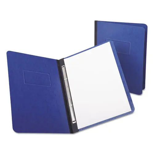 Oxford™ Heavyweight PressGuard and Pressboard Report Cover with Reinforced Side Hinge, 3" Capacity, Two-Prong Fastener, 8.5 x 11, Dark Blue