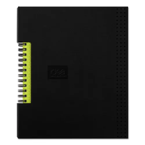 Oxford™ Idea Collective Professional Wirebound Hardcover Notebook, 1-Subject, Medium/College Rule, Black Cover, 80 Sheets, 8 x 5.5 Inches
