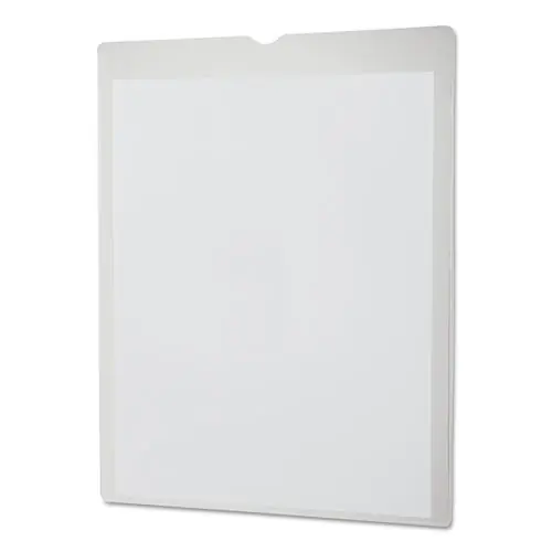 Oxford™ Utili-Jac Heavy-Duty Clear Plastic Envelope, Letter Size, Clear, 50/Box
