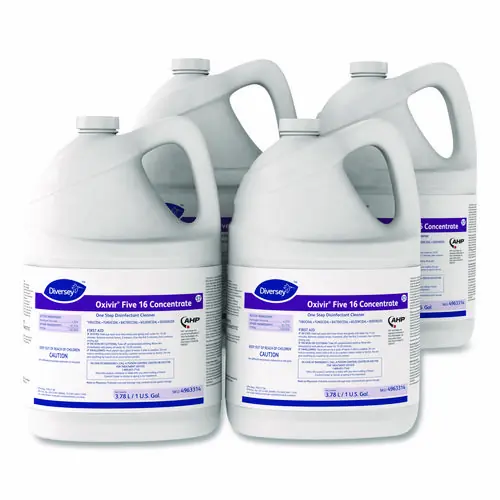 Oxivir® Five 16 One-Step Disinfectant Cleaner, 1 gal Bottle, 4/Carton