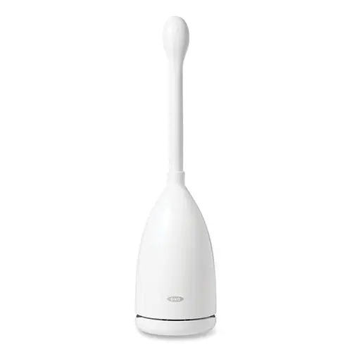 OXO Good Grips Nylon Toilet Brush with Canister, White