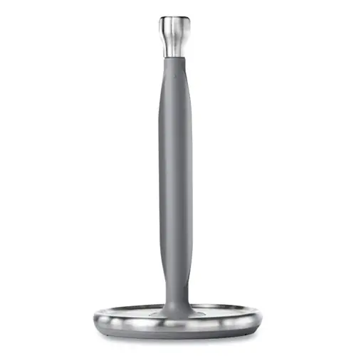 OXO Good Grips Steady Paper Towel Holder, Stainless Steel, Gray/Silver
