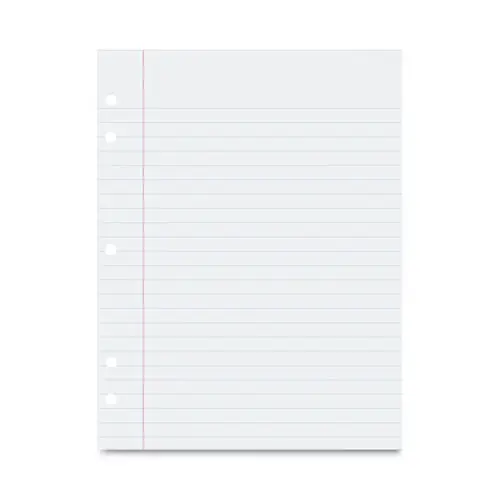 Pacon® Composition Paper, 5-Hole, 8 x 10.5, Wide/Legal Rule, 500/Pack