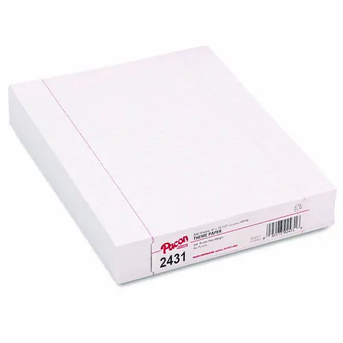 Pacon® Composition Paper, 8 x 10.5, Wide/Legal Rule, 500/Pack