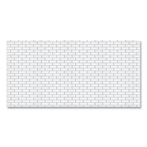 Pacon® Fadeless Paper Roll, White Subway Tile, 48" x 50 ft, 50 lb Bond