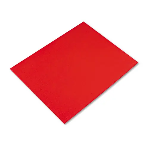 Pacon® Four-Ply Railroad Board, 22 x 28, Red, 25/Carton
