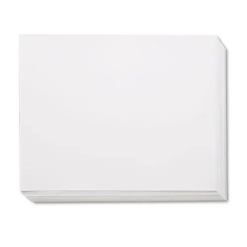 Pacon® Four-Ply Railroad Board, 22 x 28, White, 100/Carton