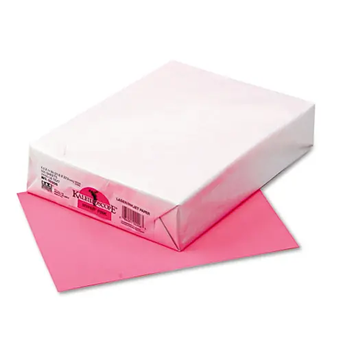 Pacon® Kaleidoscope Multipurpose Colored Paper, Hyper Pink, 500 Sheets/Ream