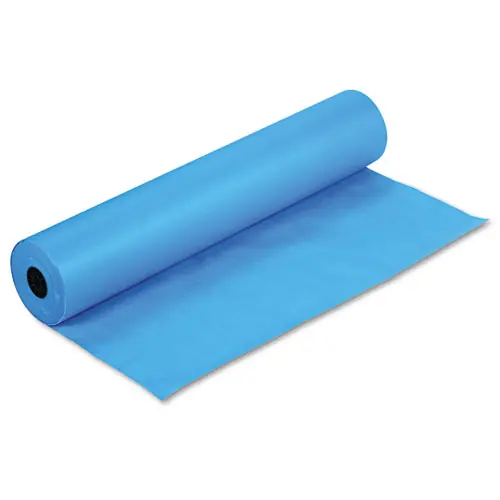 Pacon® Rainbow Duo-Finish Colored Kraft Paper, Brite Blue, 36" x 1,000 ft, 35 lb Wrapping Weight