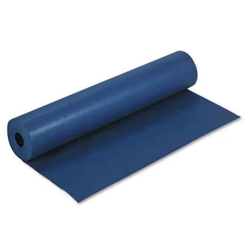 Pacon® Rainbow Duo-Finish Colored Kraft Paper, Dark Blue, 36" x 1,000 ft, 35 lb Wrapping Weight