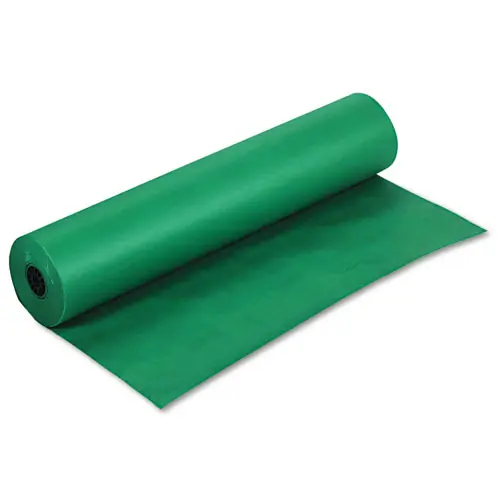 Pacon® Rainbow Duo-Finish Colored Kraft Paper, Emerald, 35 lb Wrapping Weight, 36" x 1,000 ft